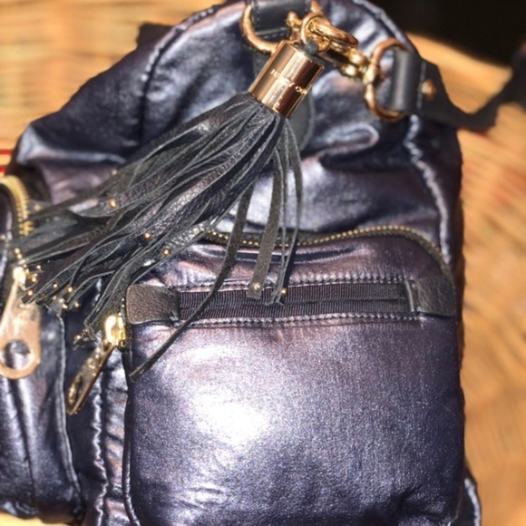 ✨Metallic✨ Blue Juicy Couture Duffle Tote - Picture 3 of 7